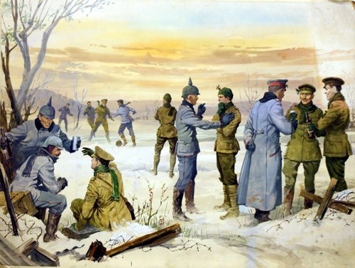 Η ανακωχή των Χριστουγέννων στον Α’ Παγκόσμιο Πόλεμο- Όταν οι φαντάροι γιόρτασαν στα χαρακώματα