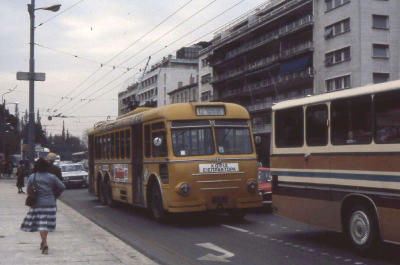 Athens Trolley Bus 1981