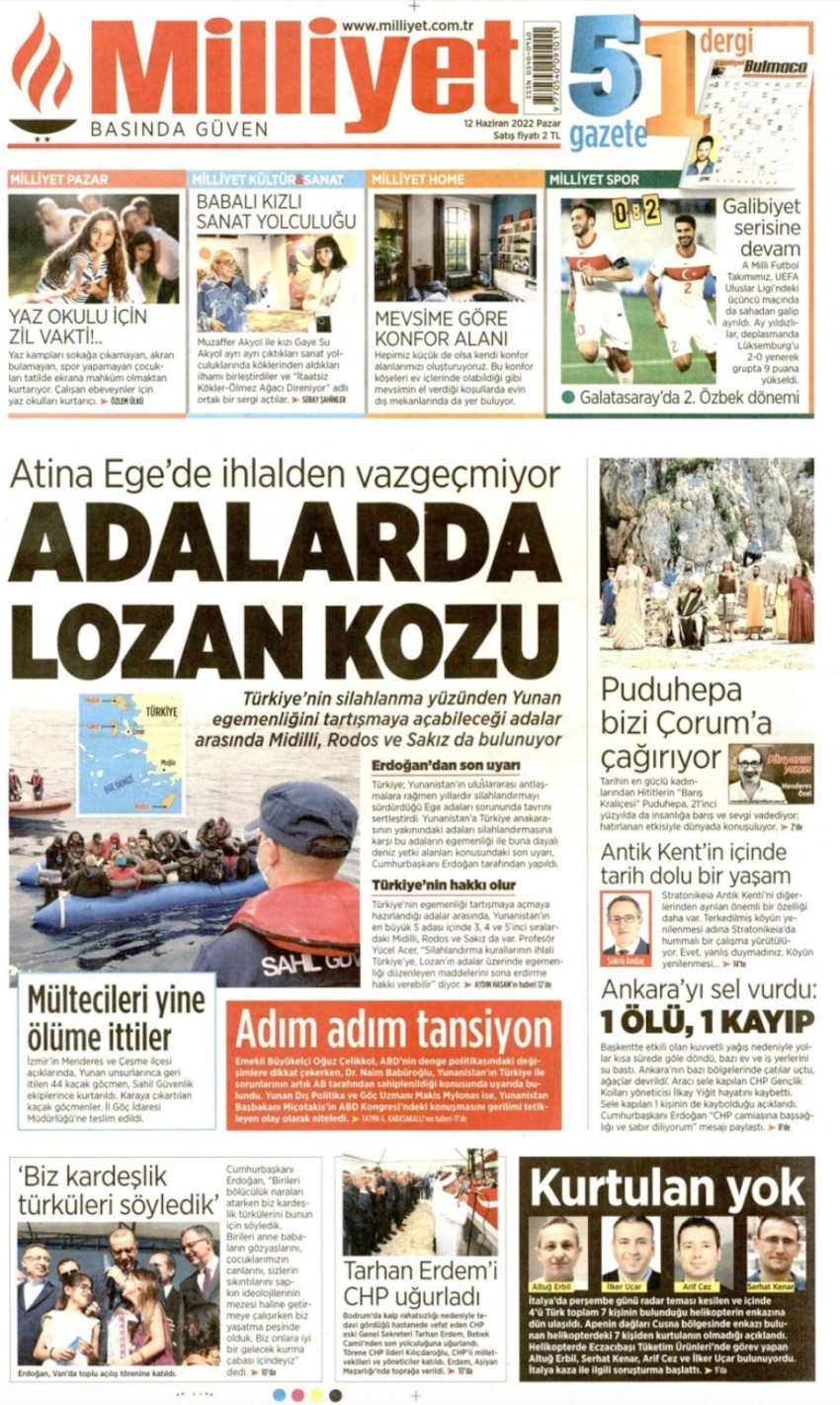 Τραβάει το σχοινί η Άγκυρα: «Οι Τούρκοι διεκδικούν Ρόδο, Χίο, Λέσβο και άλλα 19 νησιά»-«Ψυχραιμία» απαντά η Αθήνα